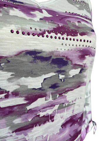 Светло-серая блуза American Fashion