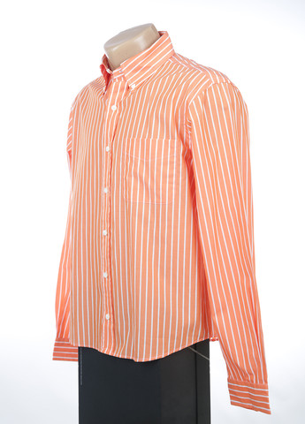 Оранжевая кэжуал рубашка в полоску Ralph Lauren