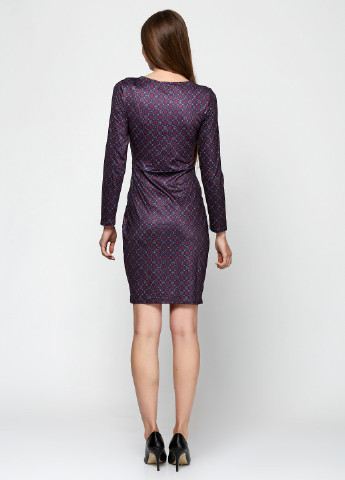 Фиолетовое кэжуал платье Uttam Boutique с абстрактным узором