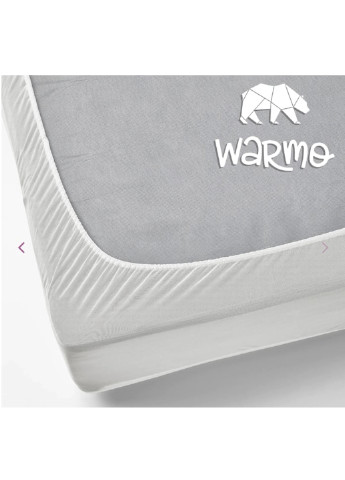 Наматрацник водонепроникний 120x60см на резинці білий Warmo (254344535)