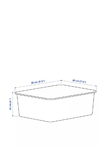 Органайзер (2 шт.), 20x25x10 см IKEA (265795915)