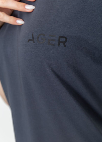 Темно-сіра літня футболка Ager