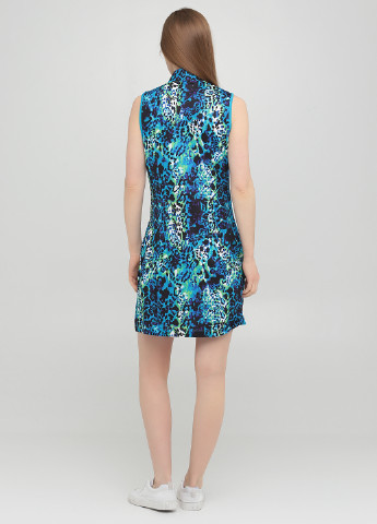 Комбинированное спортивное платье Greg Norman с абстрактным узором