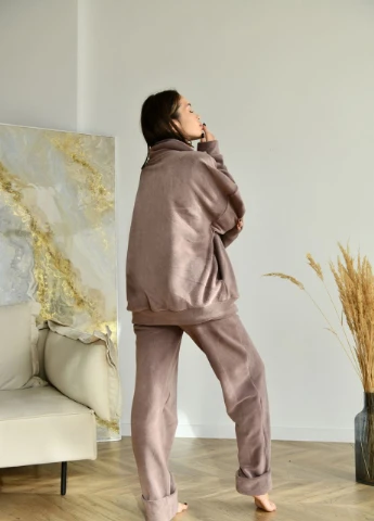 Плюшевий жіночий костюм Мокко Teddy Shuna Comfort (254732750)