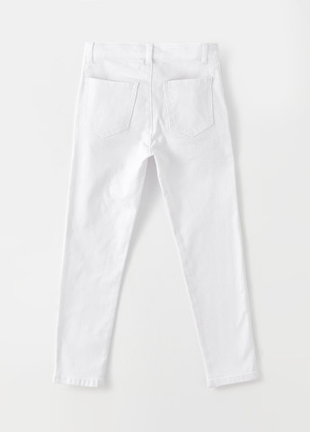 Белые кэжуал демисезонные брюки зауженные LC Waikiki