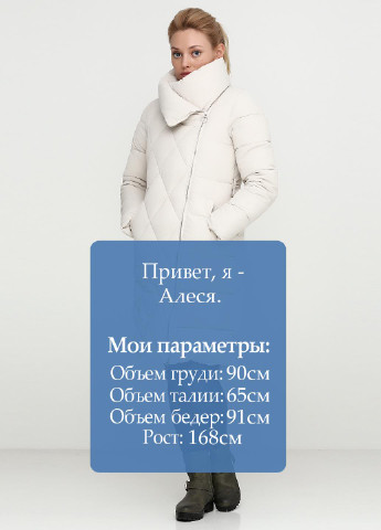 Молочная зимняя куртка Miaojie