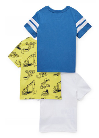 Комбінована літня футболка (3 шт.) C&A