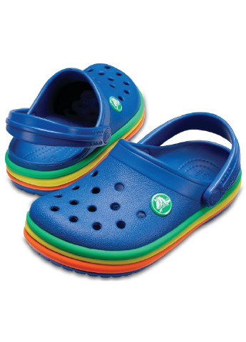 Темно-синие детские сабо Crocs