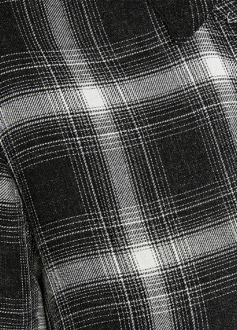 Черно-белая кэжуал рубашка в клетку KOTON