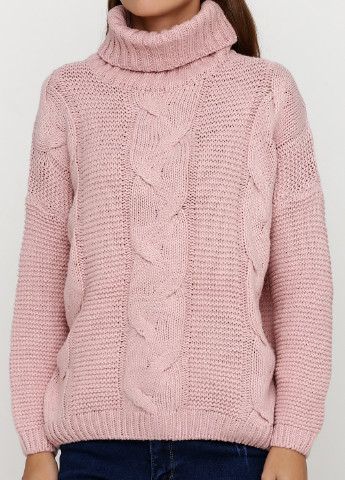 Розовый демисезонный свитер Dorkini