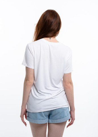 Біла всесезон футболка з коротким рукавом GorLin