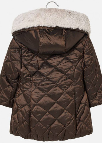 Коричневый демисезонный Детское пальто для девочки Mayoral