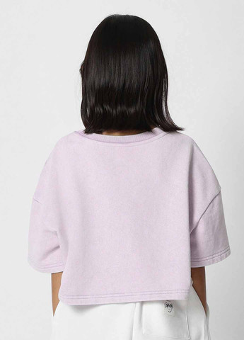 Светло-лиловая летняя футболка SHEIN