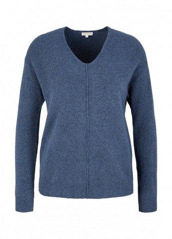 Синий зимний пуловер пуловер Tom Tailor