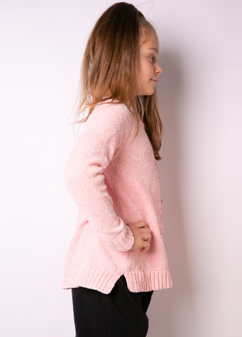 Светло-розовый демисезонный джемпер пуловер Justice