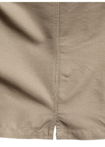 Оливковая кэжуал рубашка однотонная H&M с коротким рукавом