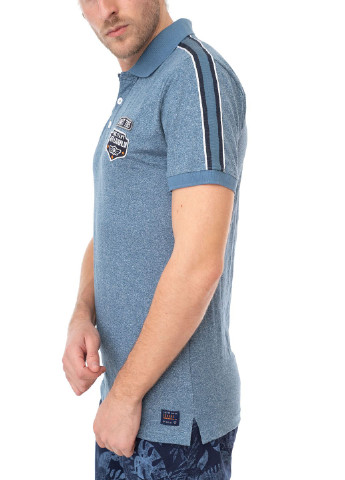 Голубой футболка-поло для мужчин E-Bound