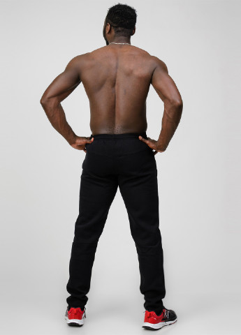 Черные спортивные демисезонные джоггеры брюки SA-sport
