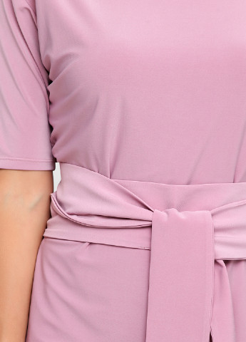 Розово-лиловое кэжуал платье Cookie Culture однотонное