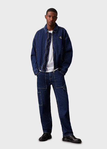 Синя демісезонна куртка Calvin Klein Jeans