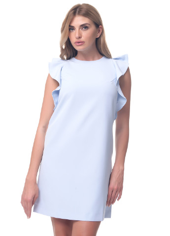 Світло-блакитна кежуал сукня Arefeva однотонна