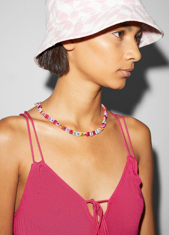 Малиновое кэжуал платье а-силуэт C&A однотонное