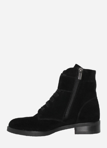 Зимние ботинки re2471-1-11 черный El passo из натуральной замши