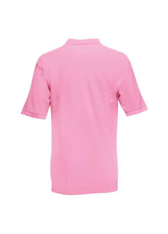 Светло-розовая футболка-поло для мужчин Fruit of the Loom