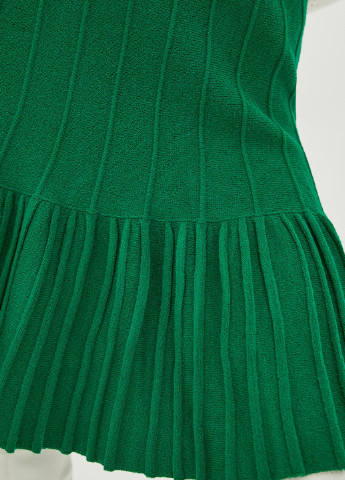 Зеленая кэжуал однотонная юбка Sewel плиссе, годе