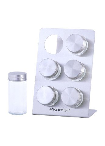 Набор для специй на подставке KM-7036 7 предметов Kamille (253871284)