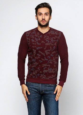 Бордовый демисезонный пуловер пуловер Graz