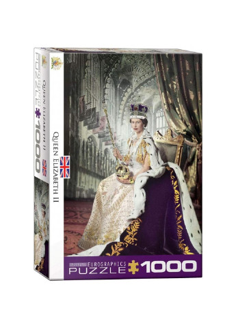 Пазл Королева Елизавета II, 1000 элементов (6000-0919) Eurographics (249984369)