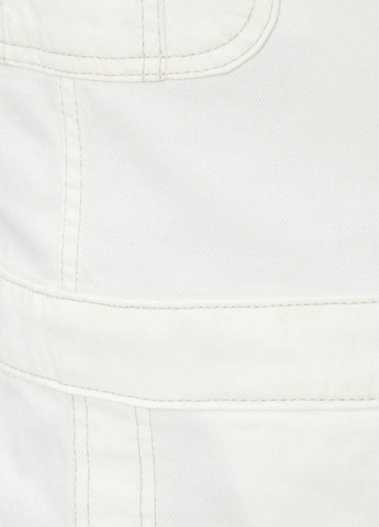 Комбінезон KOTON комбінезон-шорти напис молочний джинсовий бавовна