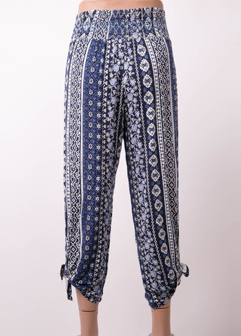 Темно-синие кэжуал летние укороченные, зауженные брюки Justice