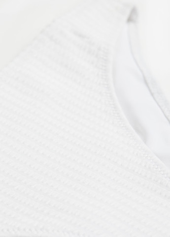 Белые купальные трусики-плавки однотонные H&M