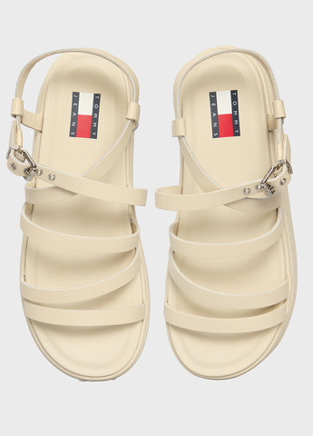 Белые босоножки Tommy Jeans с ремешком с логотипом