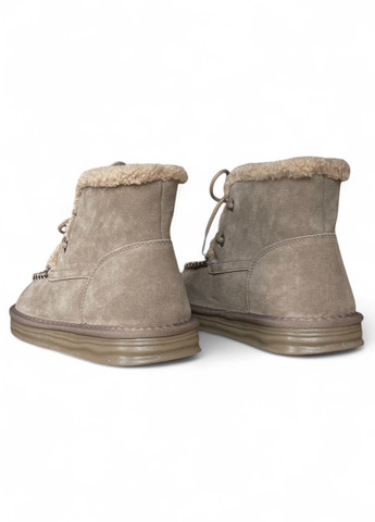 Зимние ботинки Melanda.M с мехом из натуральной замши