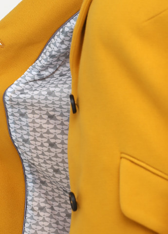 Желтое демисезонное Пальто однобортное Le Phare de la Baleine