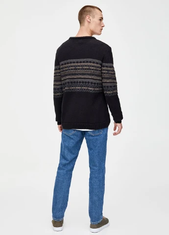 Чорний демісезонний джемпер джемпер Pull & Bear
