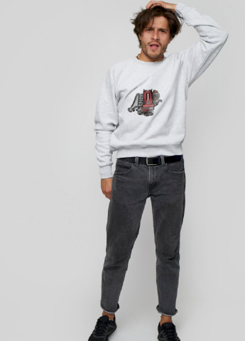 Серый свитшот мужской YAPPI (198688880)