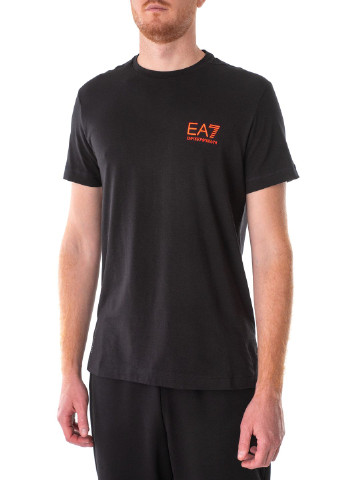 Черная футболка ARMANI EA7