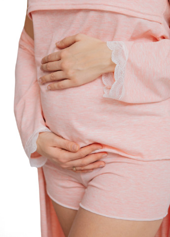 882960206 Піжамні шорти для вагітних і годуючих Рожеві HN рита (223492276)