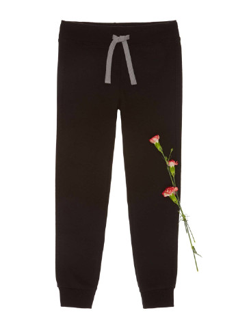 Черные кэжуал демисезонные брюки зауженные United Colors of Benetton
