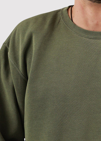 Хакі світшот Yesterdays однотонний без декору (361422208)