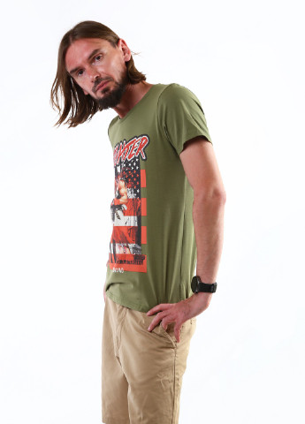 Хаки (оливковая) футболка G-brand