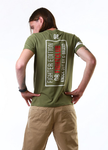 Хаки (оливковая) футболка G-brand