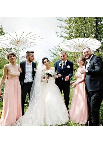Біла парасолька SHEIN середня (316752870)