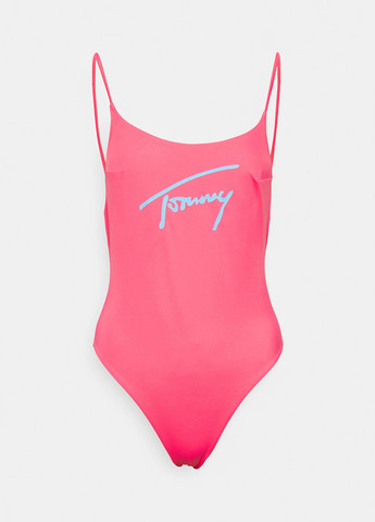 Рожевий літній купальник суцільний Tommy Hilfiger