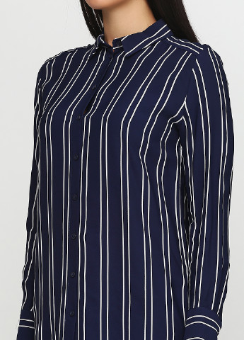 Темно-синяя демисезонная блуза Marks & Spencer