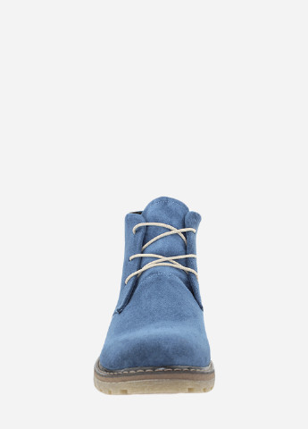 Осенние ботинки rhit431-17z-11 синий Hitcher из натуральной замши
